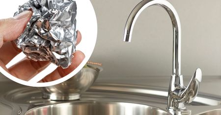 Położyłam kawałek folii aluminiowej przy zlewie. Dzięki temu zaoszczędziłam sporo pieniędzy