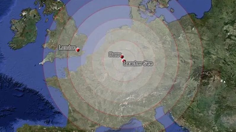 Skutki wybuchu niemieckiego wulkanu Laacher See rzekomo odczuwalne byłyby w prawie całej Europie