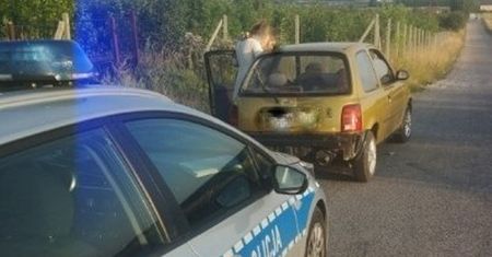 Łódzkie. Pijany 32-latek slalomem wiózł rodzinę