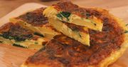 Tortilla ziemniaczana ze szpinakiem