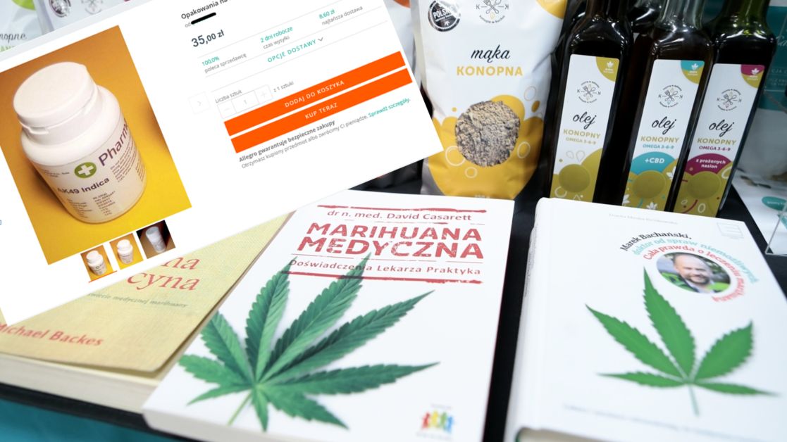 Na Allegro nie da się już kupić pustych opakowań po medycznej marihuanie.