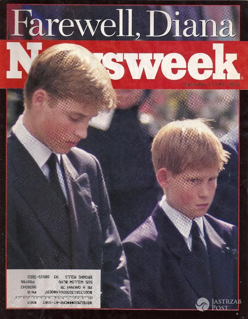 Książę Harry o pogrzebie księżnej Diany w Newsweeku