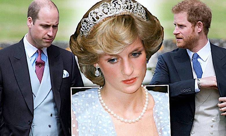 Książę Harry, William, księżna Diana