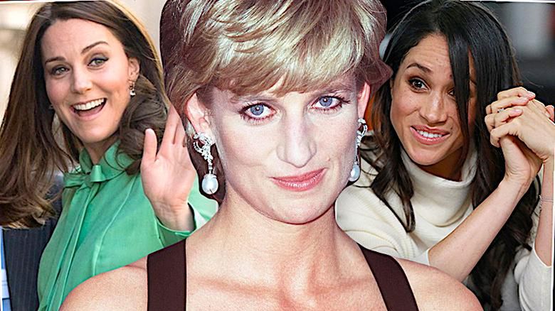 Księżna Diana, księżna Kate, Meghan Markle