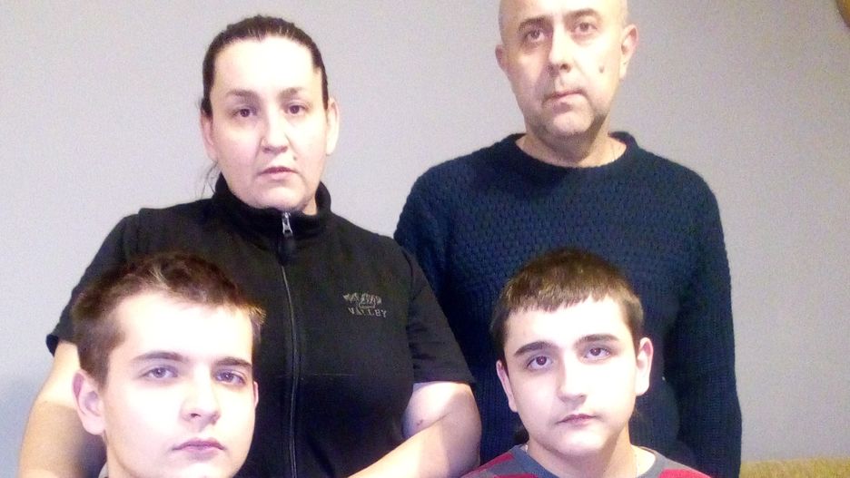 Rodzina Shamatovów uciekła z Krymu ze względu na wojnę.