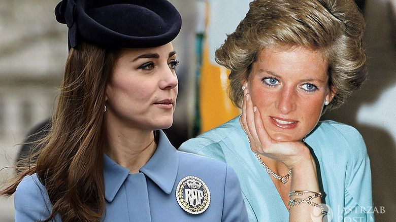 Księżna Kate płaszcz księżna Diana