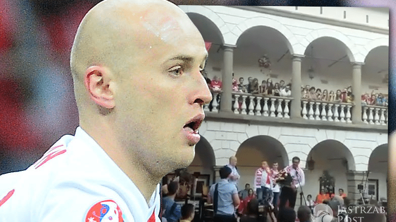 Powitanie Michała Pazdana w Niepołomicach