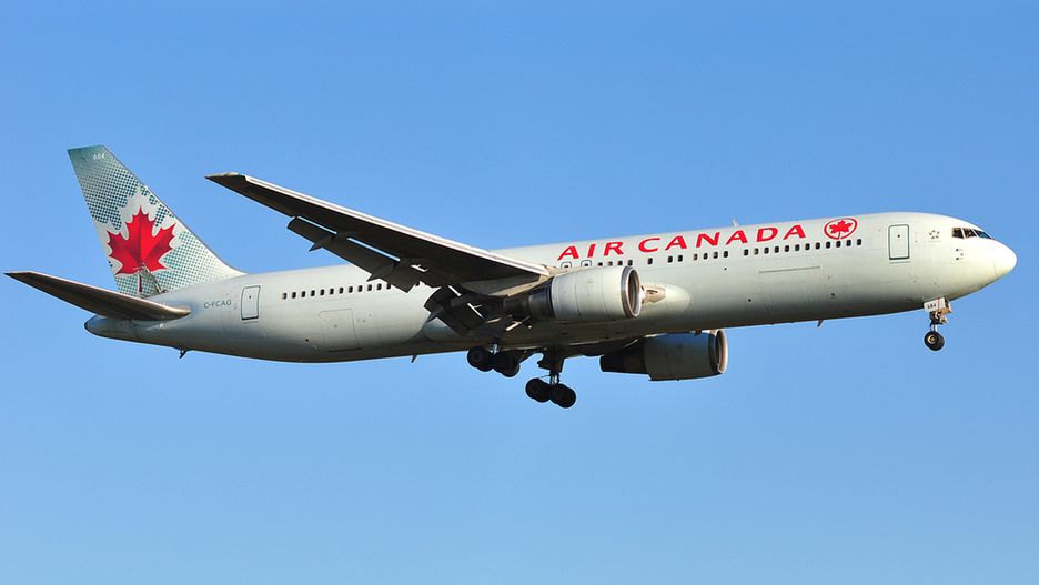 Kobieta nie mogła wydostać się z samolotu należącego do linii Air Canada