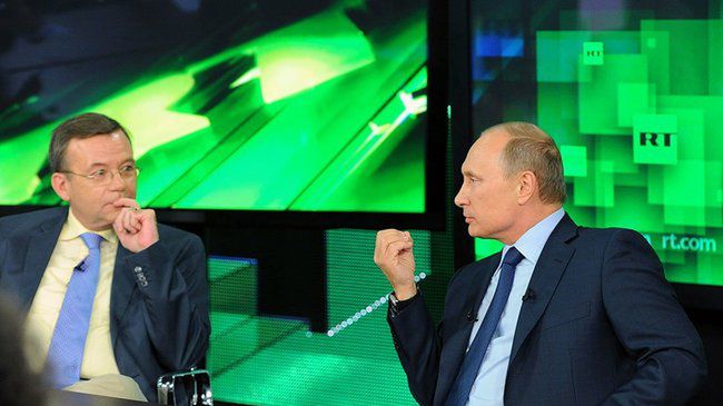 Władimir Putin w Russia Today.
