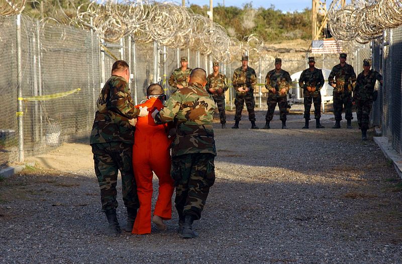 Amerykańska baza Guantanamo na Kubie.