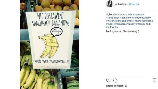 Zrzut ekranu z Instagrama 