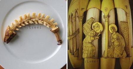Z bananem potrafi zrobić wszystko. To naprawdę wysmakowana sztuka