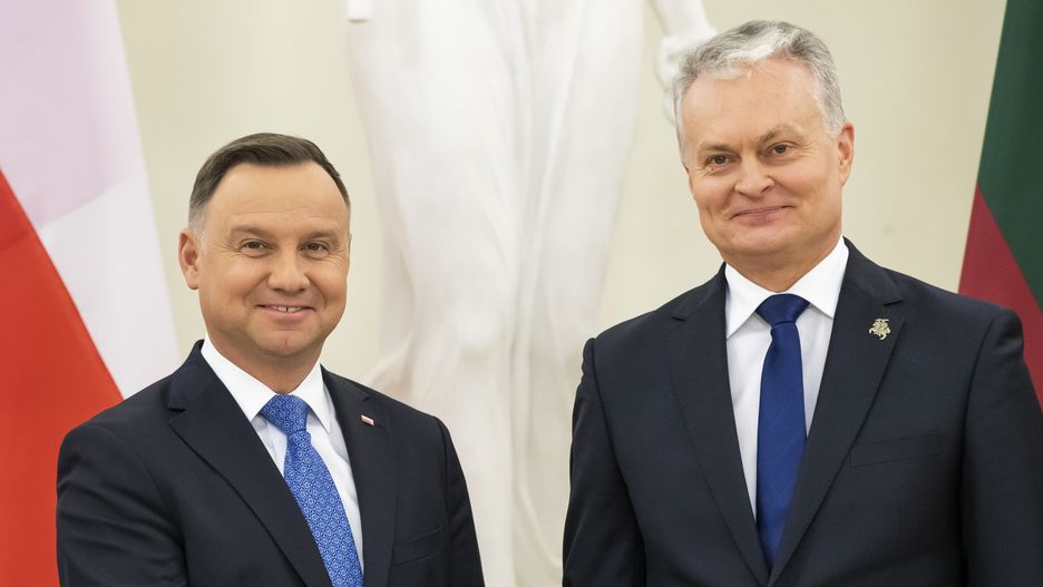 Andrzej Duda i Gitanas Nauseda