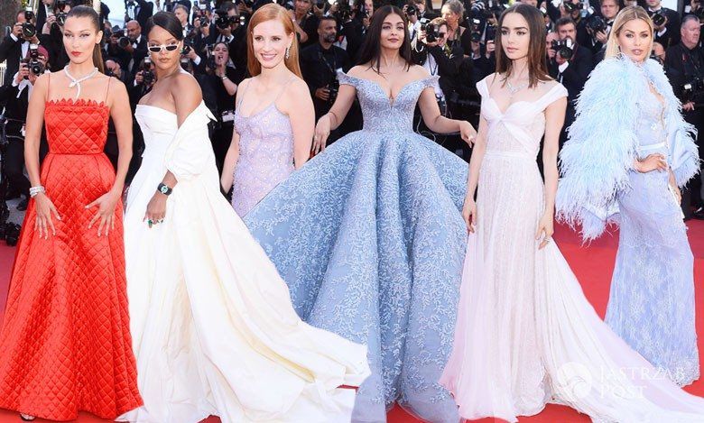Premiera filmu Okja na Festiwalu w Cannes 2017: Rihanna, Bella Hadid, Juliette Binoche, Lily Collins, Aishwarya Rai Bachchan