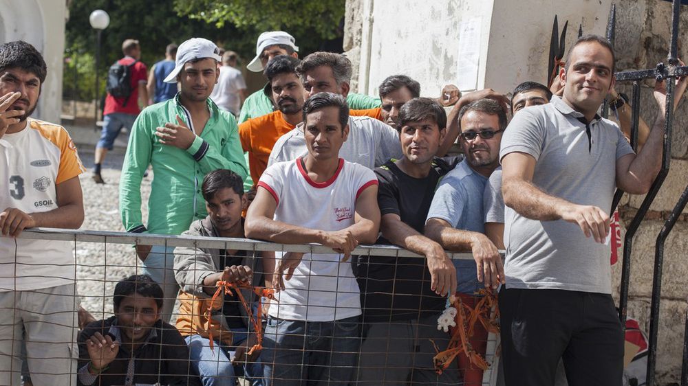 Imigranci na wyspie Kos