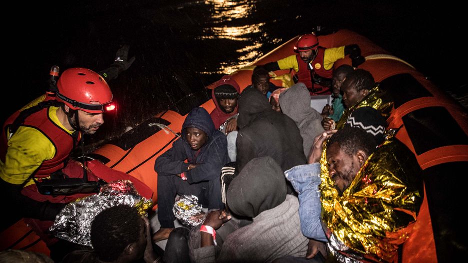 Migranci uratowani na Morzu Śródziemnym