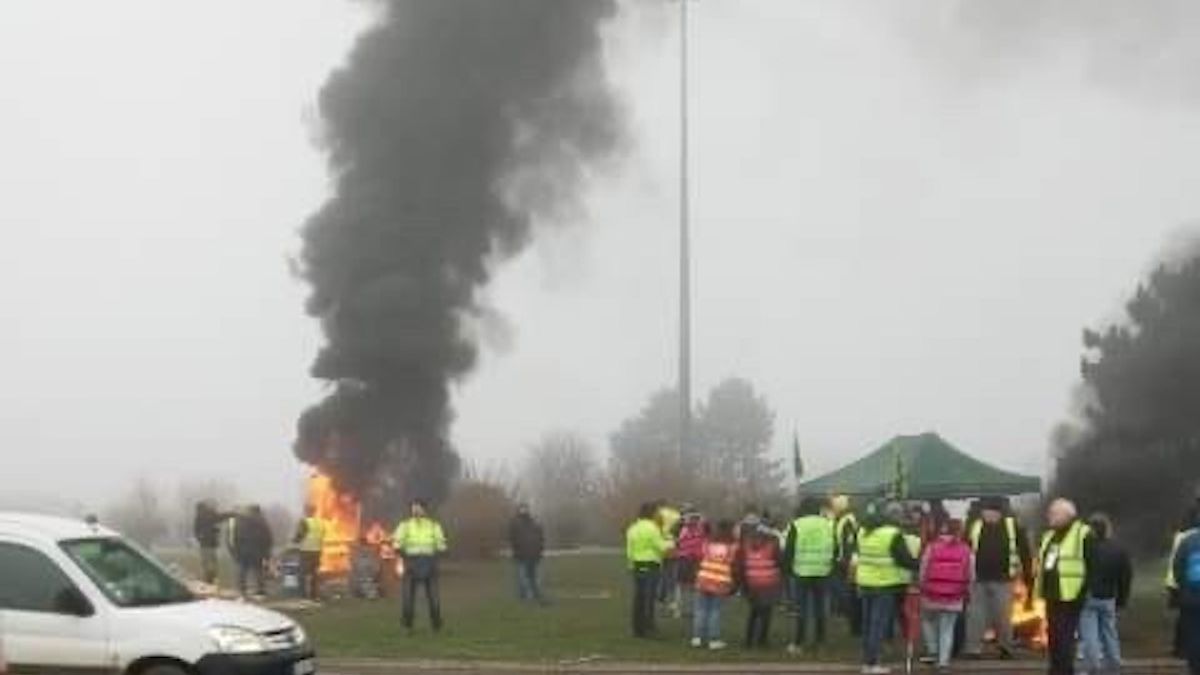 Blokada w okolicach Metz. 