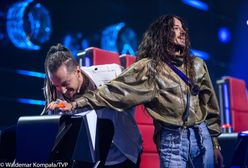 "The Voice of Poland": Michał Szpak i Baron zrobili skecz na scenie. Zobaczcie wideo