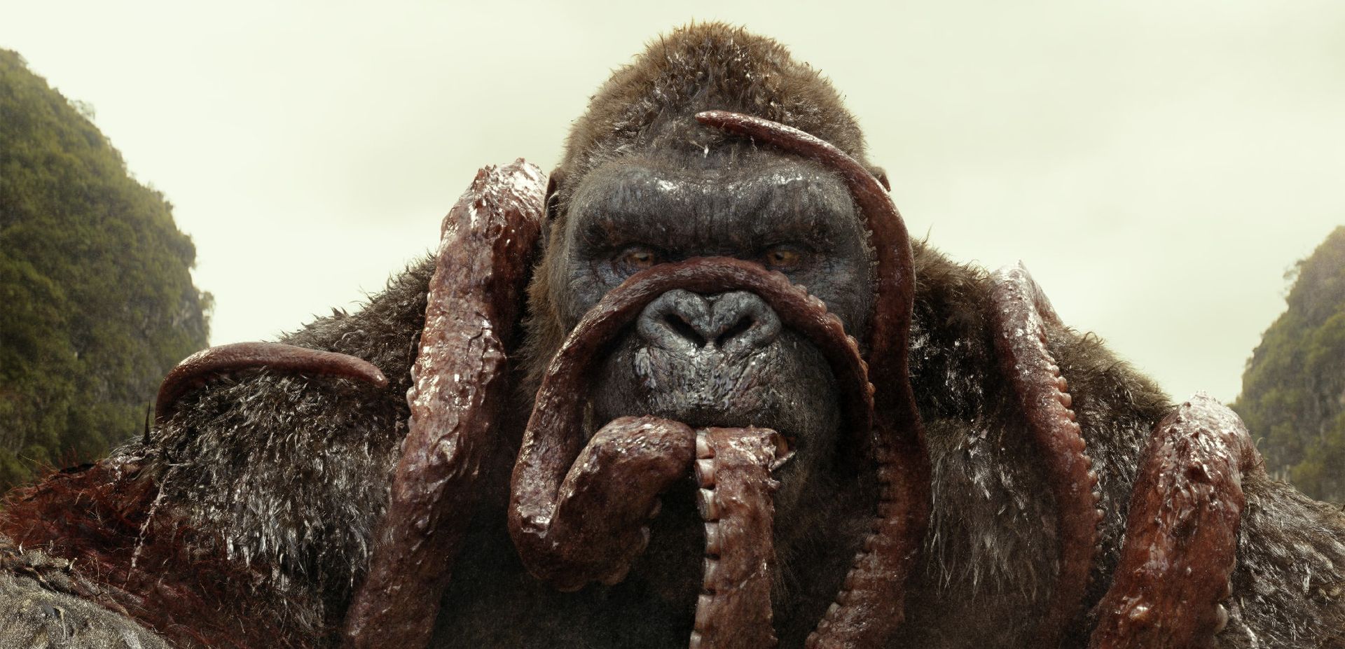 Kadr z filmu "Kong: Wyspa Czaszki"