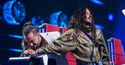"The Voice of Poland": Michał Szpak i Baron zrobili skecz na scenie. Zobaczcie wideo