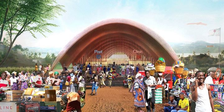 Projekt lotniska dla dronów w Rwandzie 