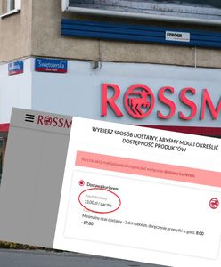 Promocja w Rossmannie. Dostawa tylko kurierem za 13 zł. Klientki oburzone