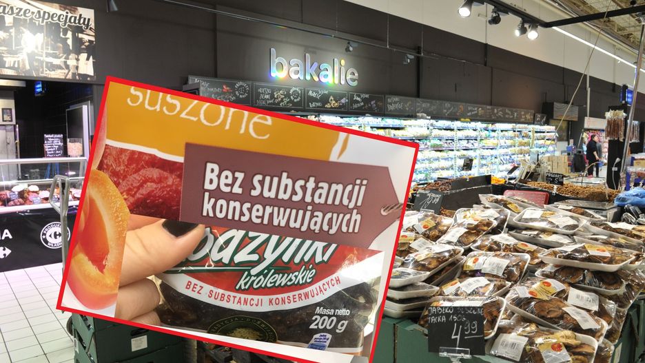 Wiele suszonych owoców zawiera szkodliwy konserwant - dwutlenek siarki.