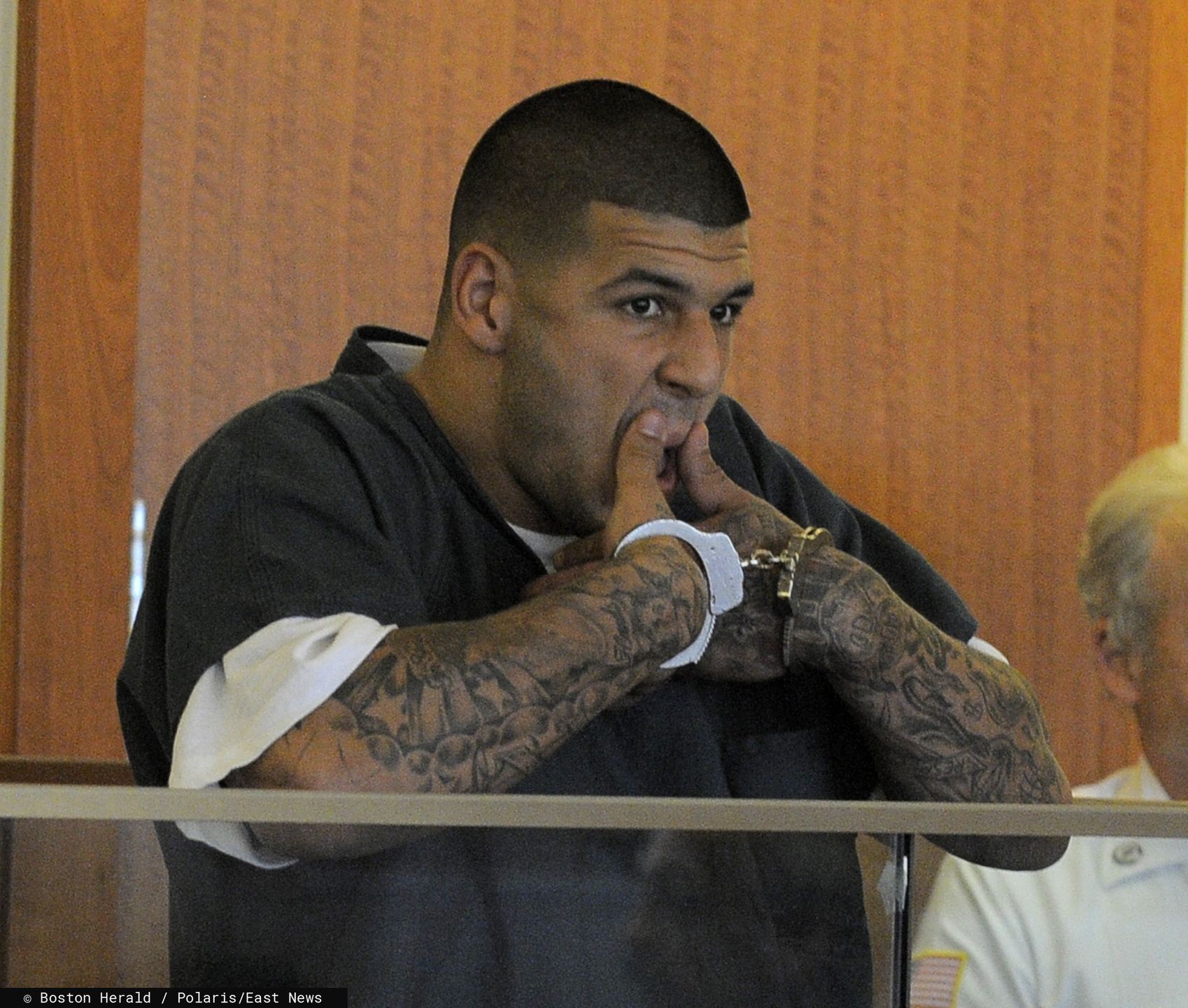 Aaron Hernandez. Narzeczona rozpłakała się na wizji