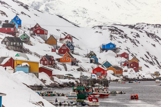 Kangamiut village in the middle of nowhere, Greenland May 2015 