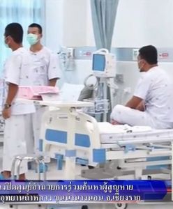 Tajlandia. Chłopcy uratowani z jaskini Tham Luang. Pokazano pierwszy film ze szpitala