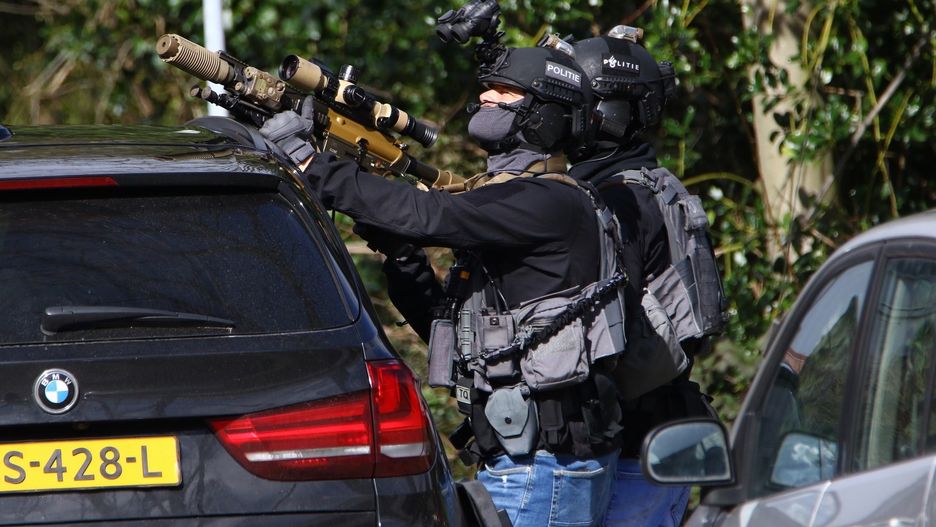 Holenderscy antyterroryści w Utrechcie