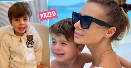 Iza Janachowska zabrała synka do fryzjera. Po długich włosach 3-letniego Christophera nie ma już śladu. Ale mały przystojniak!