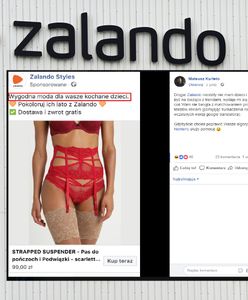 Wpadka Zalando. Dzieciom oferuje... pas do pończoch i podwiązki