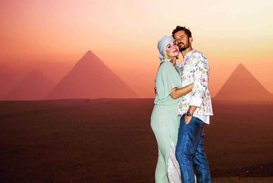Katy Perry i Orlando Bloom w Egipcie