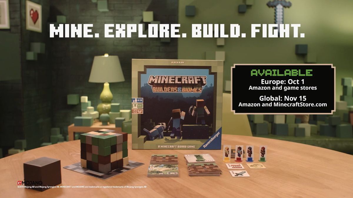 Minecraft otrzyma oficjalną grę planszową Minecraft: Builders & Biomes