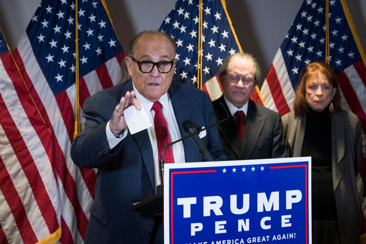 Rudy Giuliani prawnik Donalda Trumpa