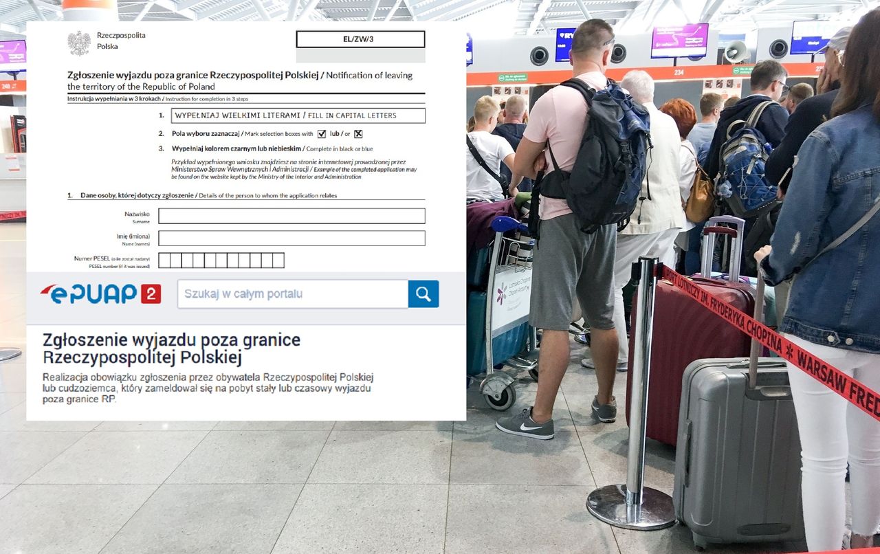 Obowiązek zgłoszenia wyjazdu za granicę. Ekspert: pozostaje nadzieja, że to statystyka, a nie kontrola