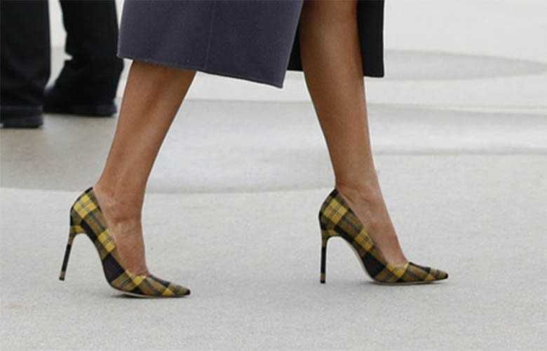 Melania Trump z wizytą w szkole artystycznej