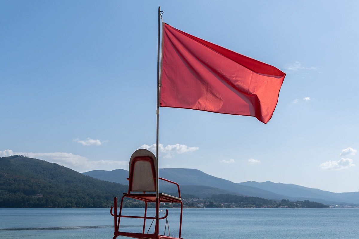 Co oznaczają kolory flag nad morzem? Fot. Freepik