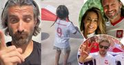 Euro 2020: Polska - Hiszpania. Tak gwiazdy wspierają biało-czerwonych: Anna Lewandowska, Maciej Dowbor, Antek Królikowski, Małgorzata Rozenek