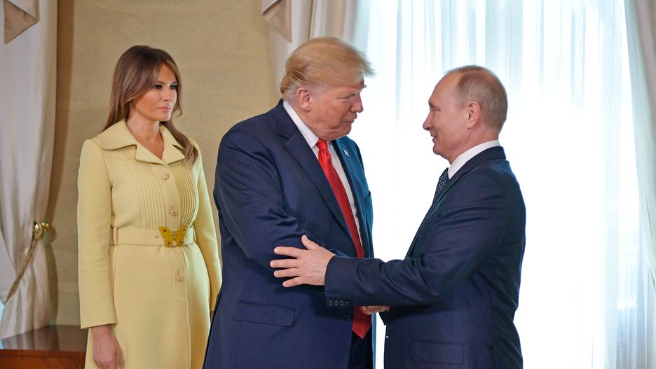 Trump i Putin w Helsinkach