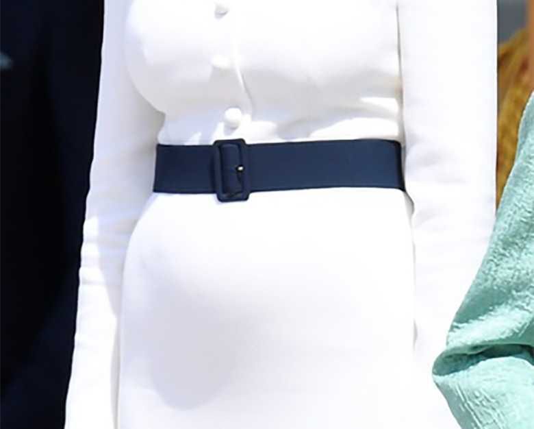 Melania Trump - pasek, Wielka Brytania stylizacja