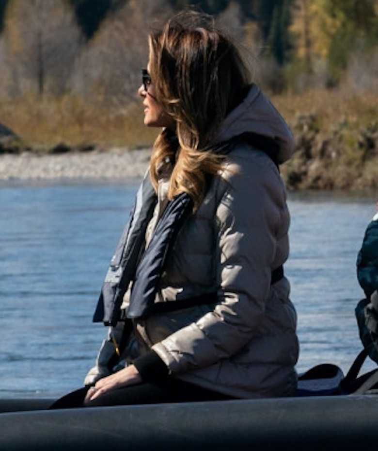 Melania Trump na spływie kajakowym