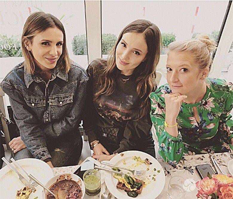 Sara Boruc, Marina Łuczenko, Lara Gessler - świętowanie grudniowej okładki ELLE