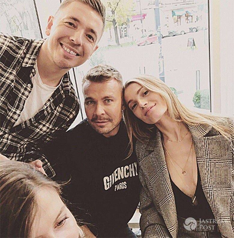 Łukasz Jemioł, Dawid Woliński, Anna Jagodzińska - świętowanie grudniowej okładki ELLE