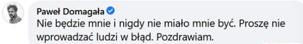 Paweł Domagała komentuje wpis Pytania na śniadanie