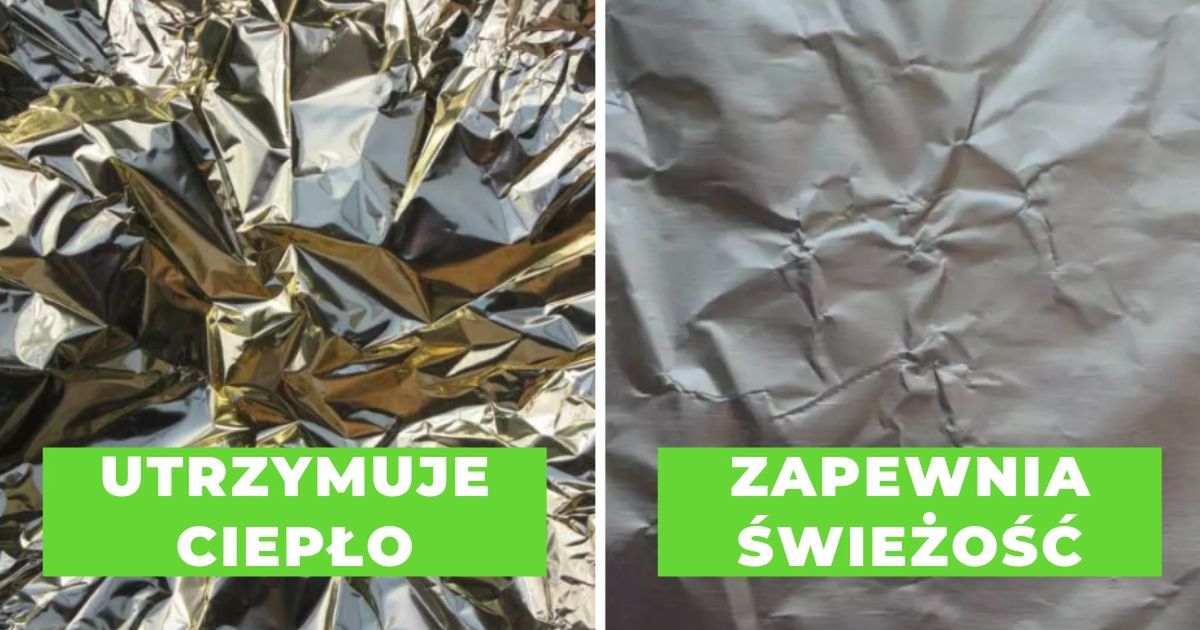 Folia aluminiowa - do czego służy błyszcząca i matowa strona