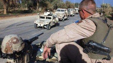 Amerykanie w okolicach Bagdadu (fot. AFP)