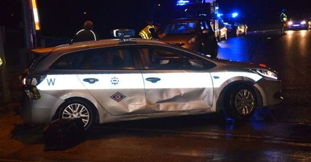 Pijany jechał TIR-em. Staranował 4 auta w tym radiowóz