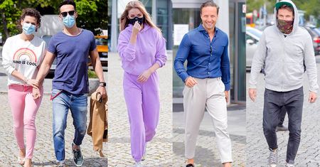 Gwiazdy przed studiem "Pytania na śniadanie": Alżbeta Leńska, Rafał Cieszyński, Marcelina Zawadzka
